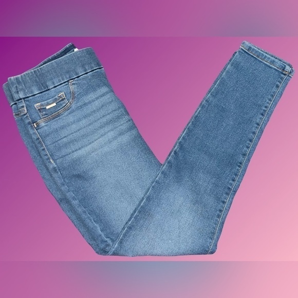 Nine West Women's Heidi Pull-On Denim Pants - Picture 1 of 4